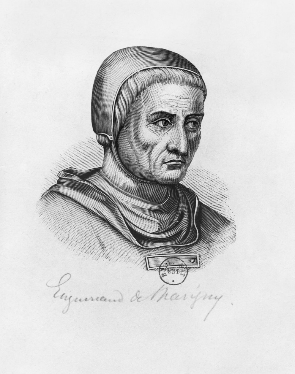 Portrait of Enguerrand of Marigny by Edmond Boulenaz