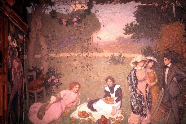 Lunch on the Grass by Edmond François Aman Jean