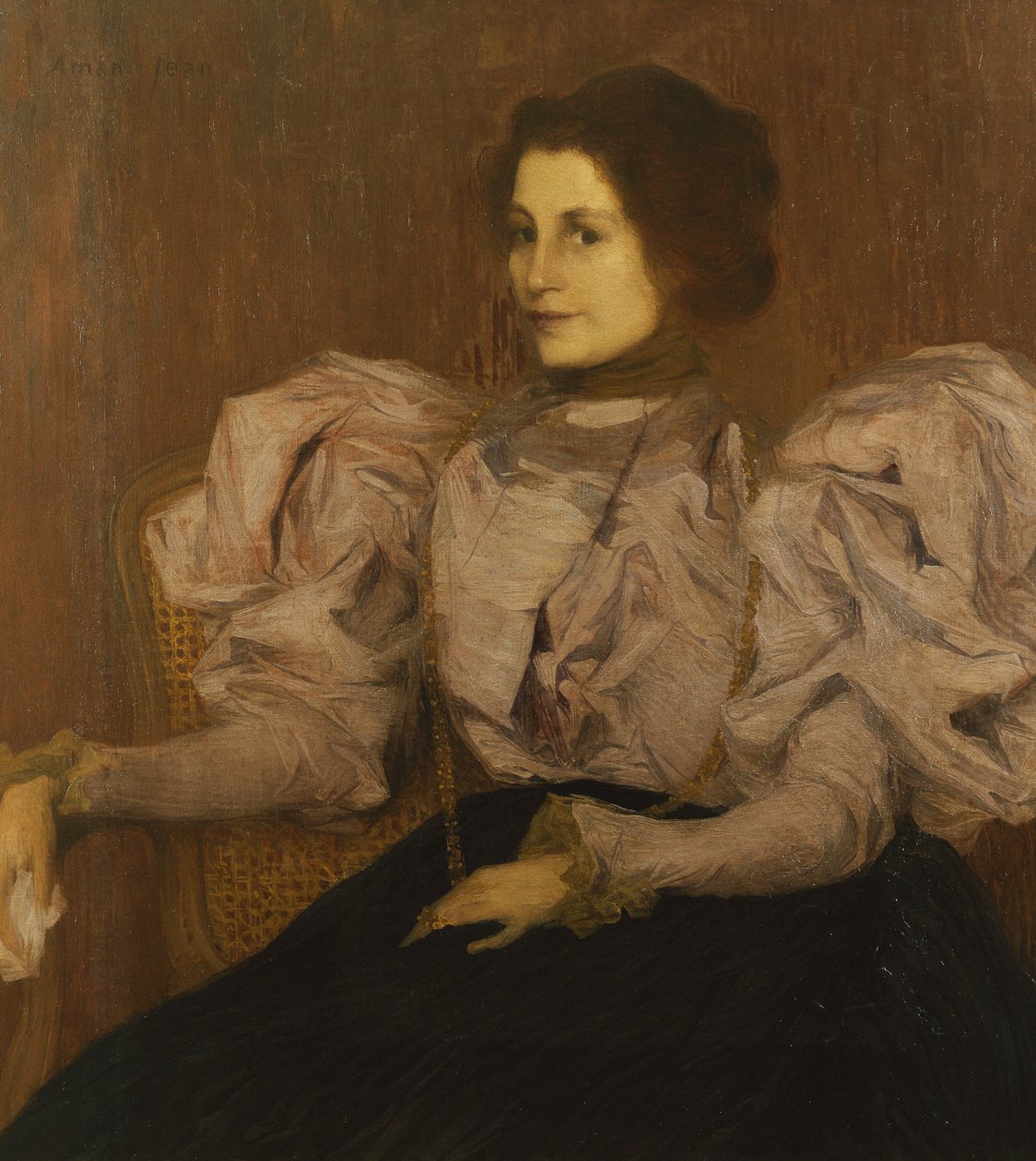 Portrait of Madame Besnard by Edmond François Aman Jean