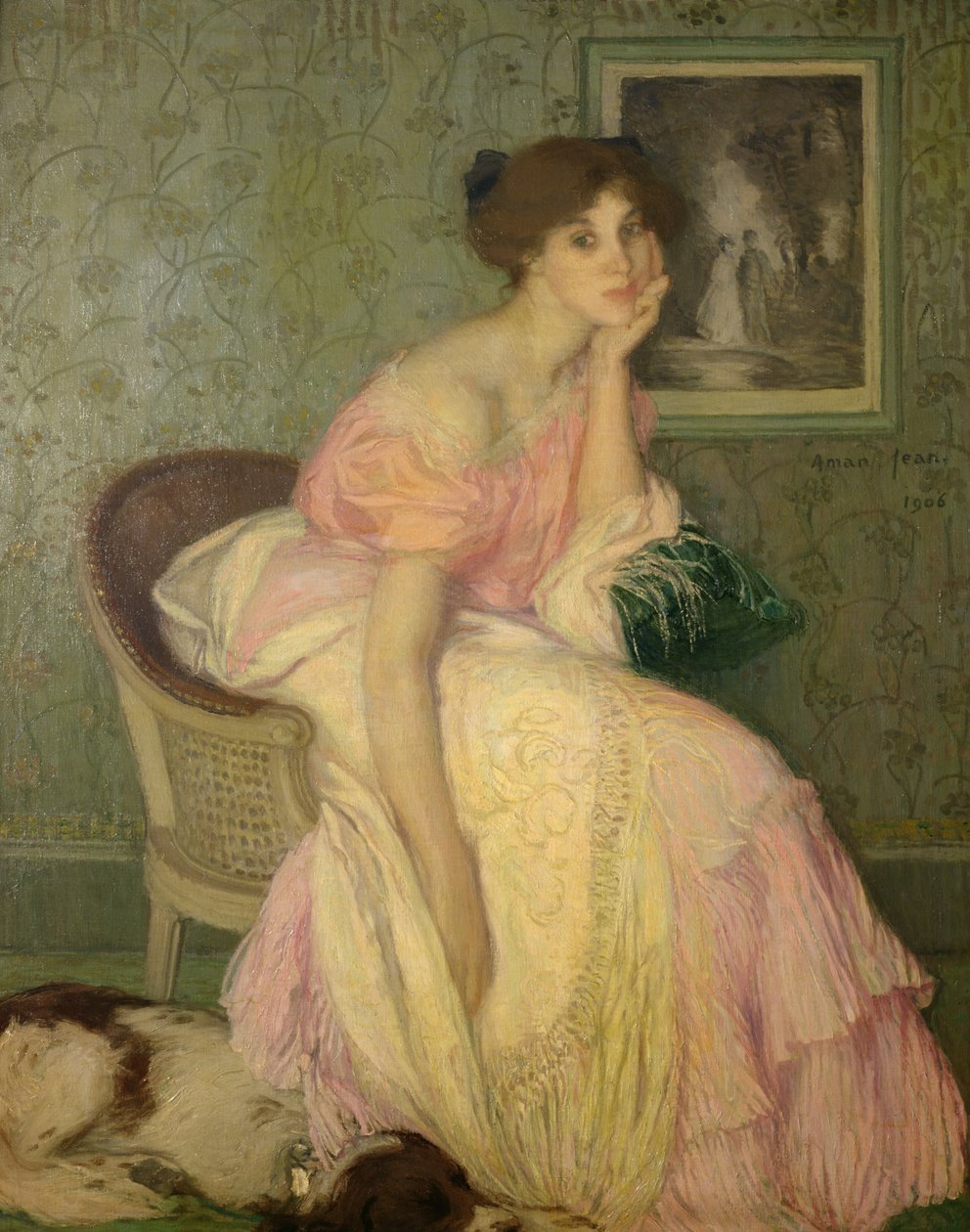 Portrait of a Young Girl by Edmond François Aman Jean