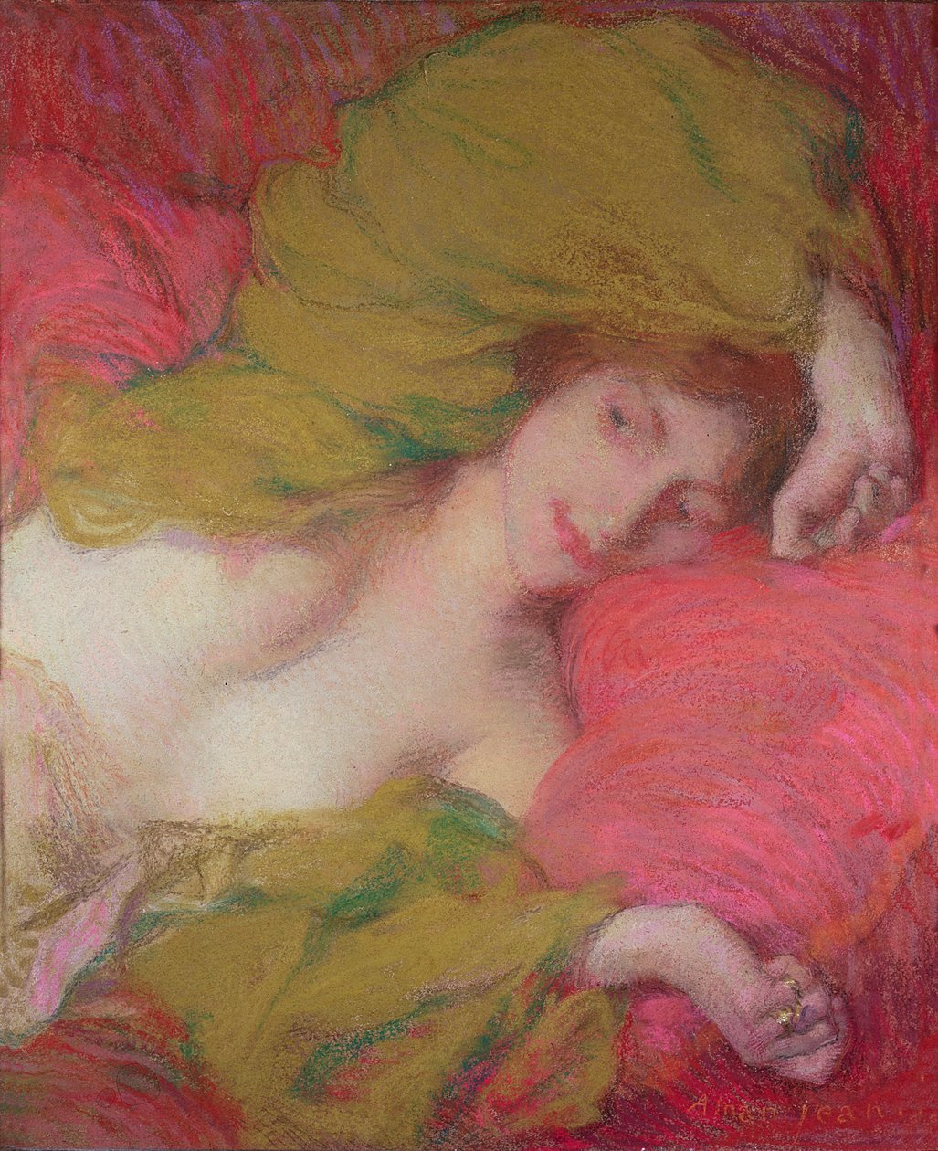 Idleness by Edmond François Aman Jean