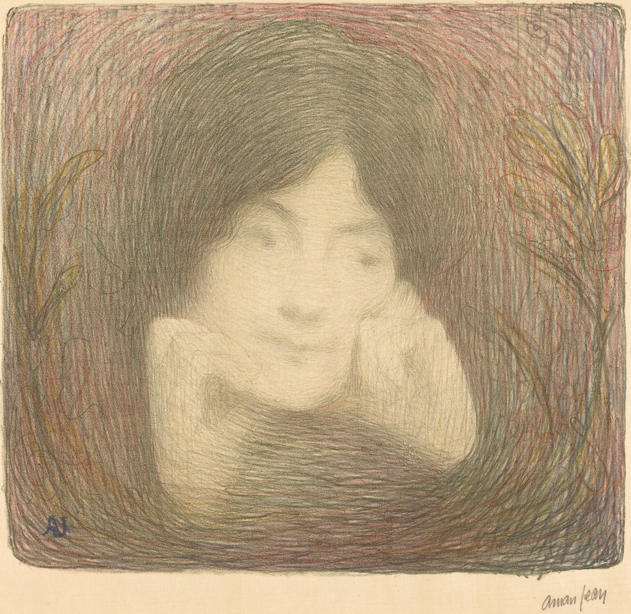 Mlle Moreno of the Comédie-Française, 1897 by Edmond François Aman Jean