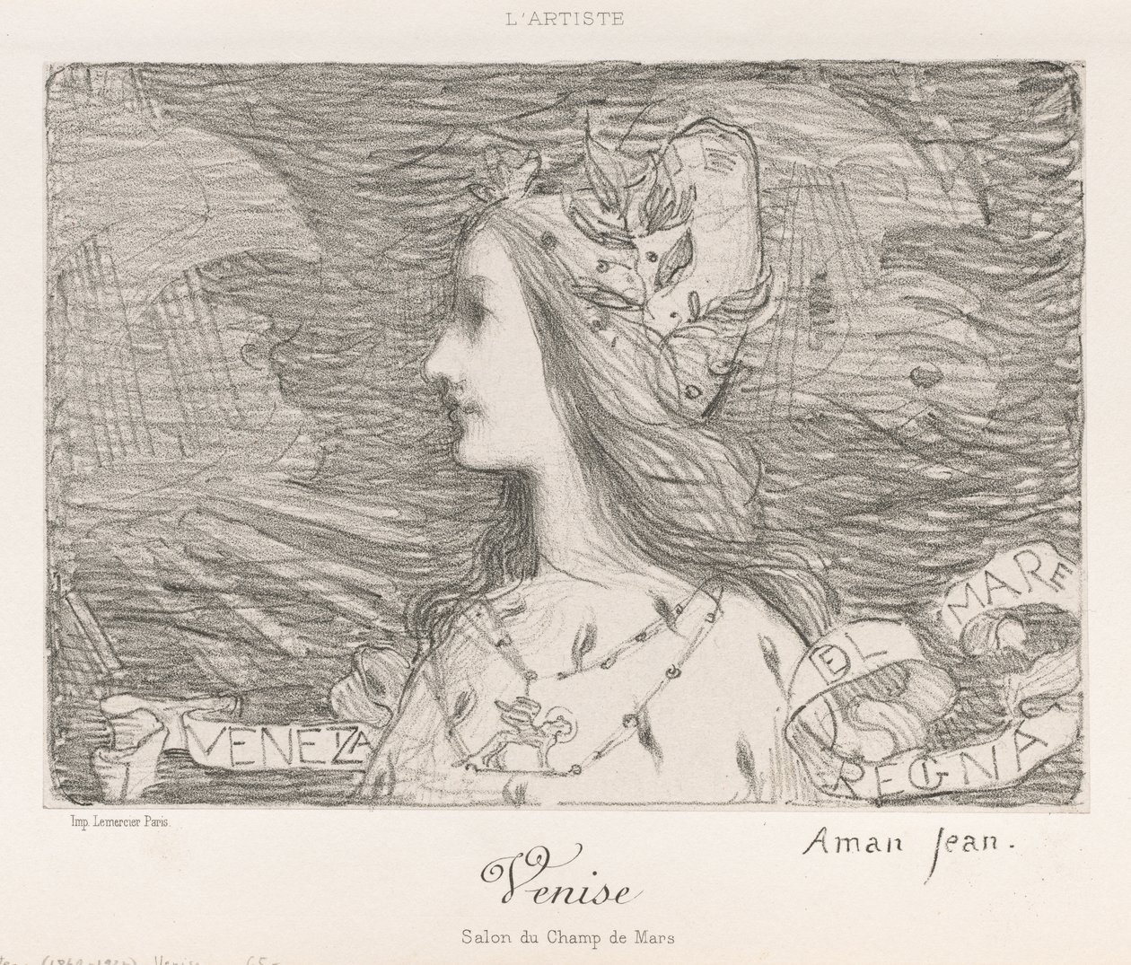 Venice by Edmond François Aman Jean
