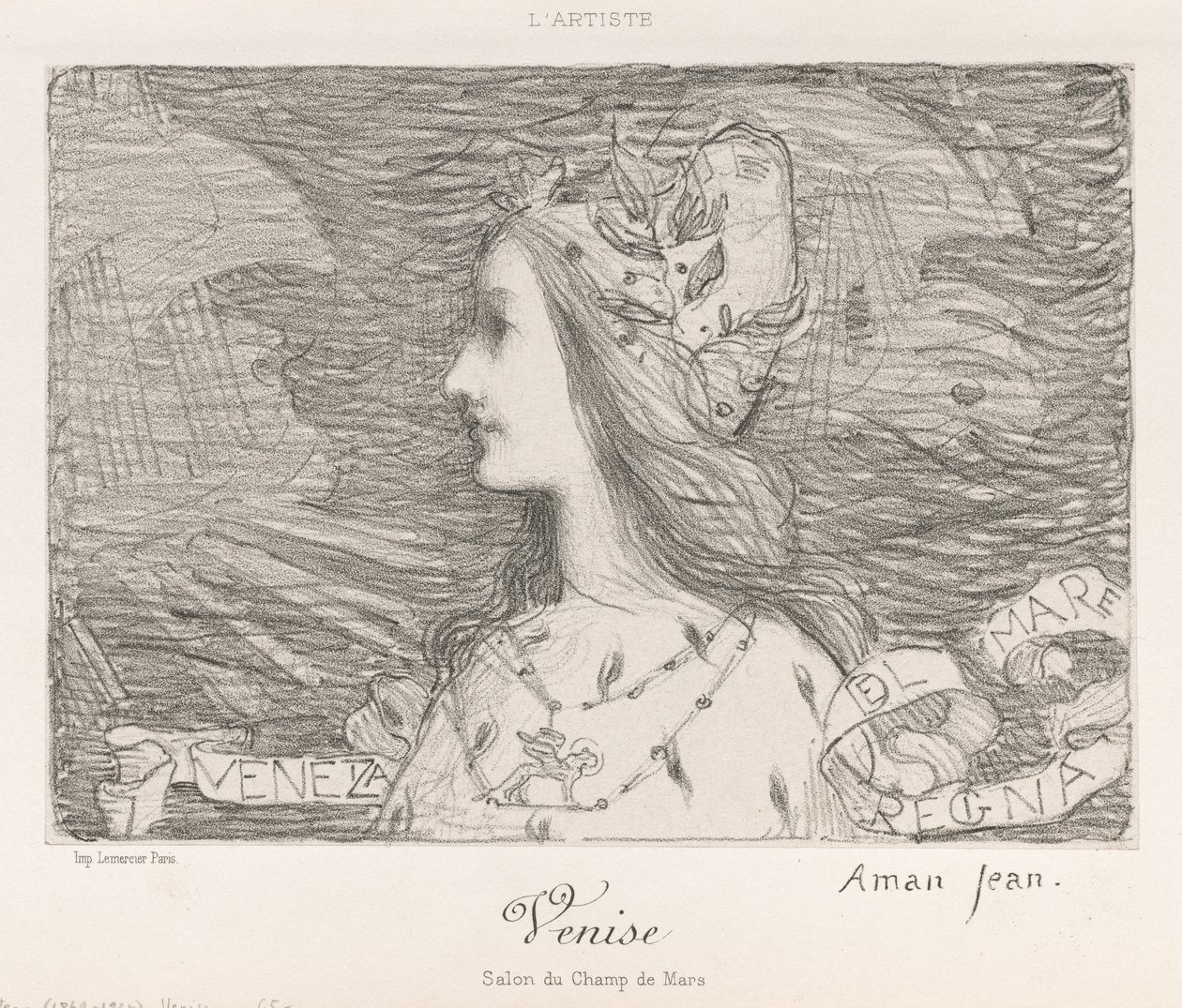 Venice by Edmond François Aman Jean