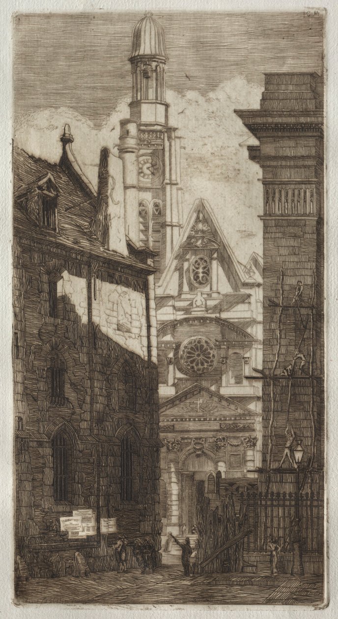 Saint-Etienne-du-Mont by Edmond Gosselin