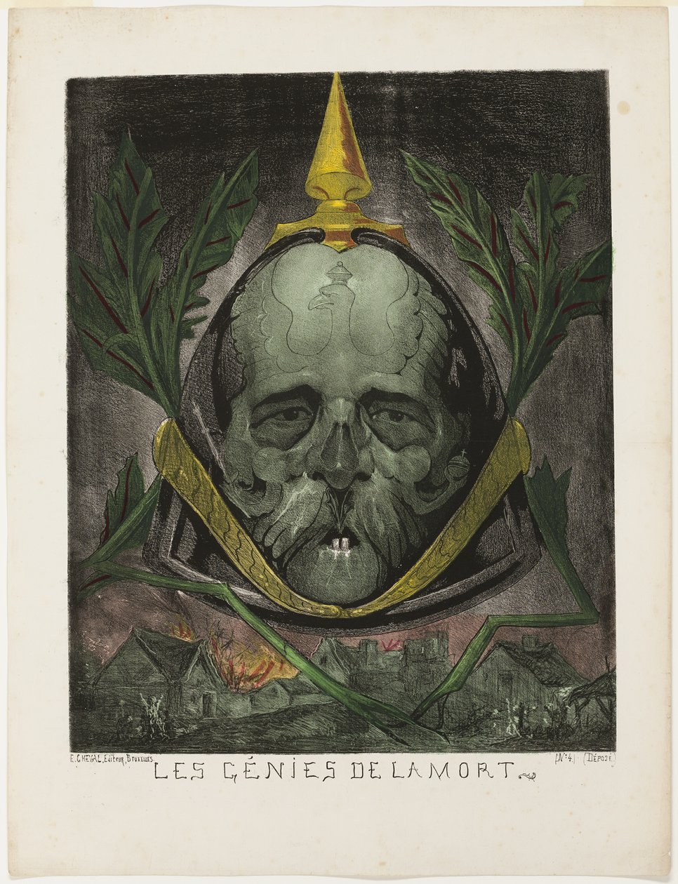Bismarck, from The Geniuses of Death by Edmond Guilliaume