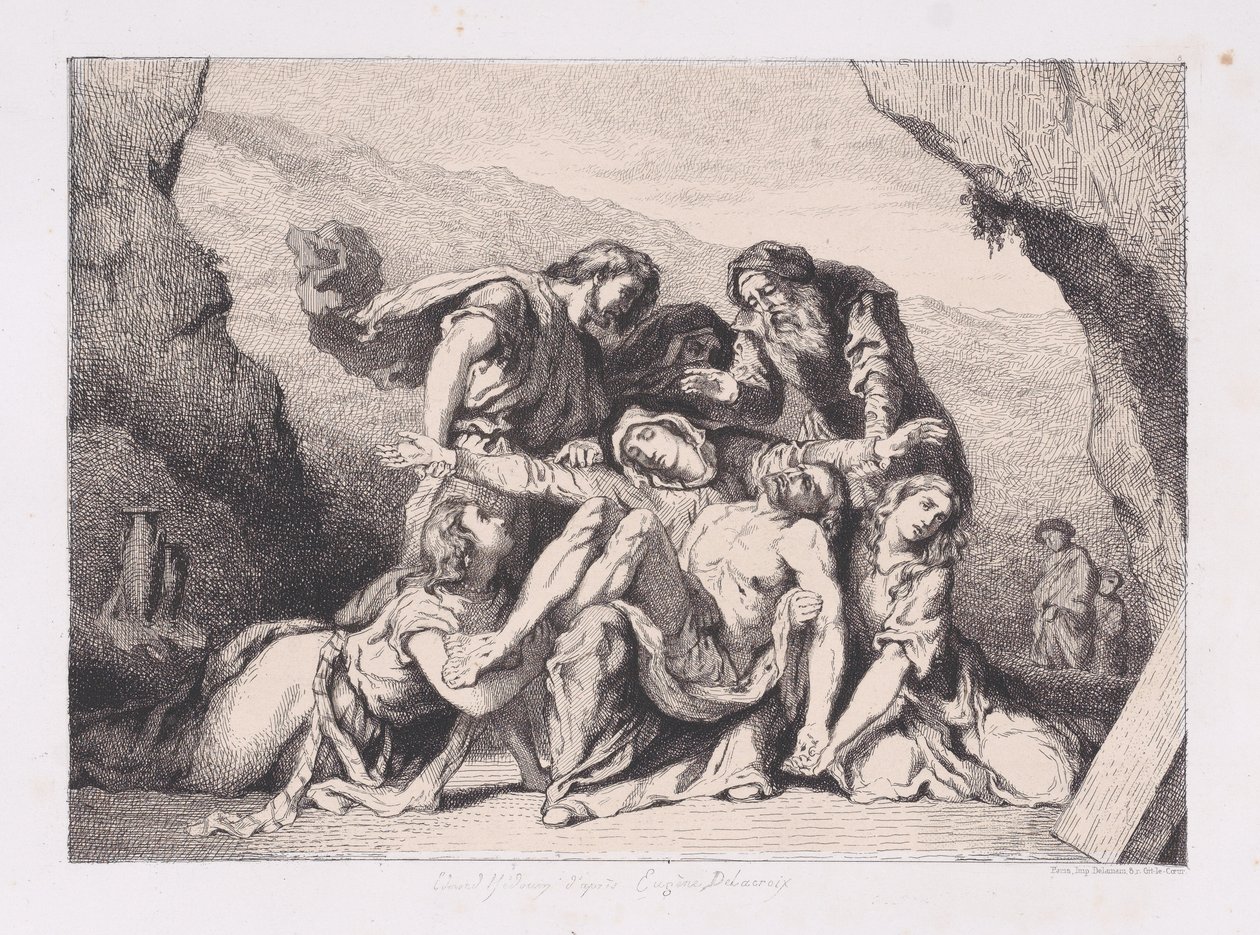 Pietà by Edmond Hédouin