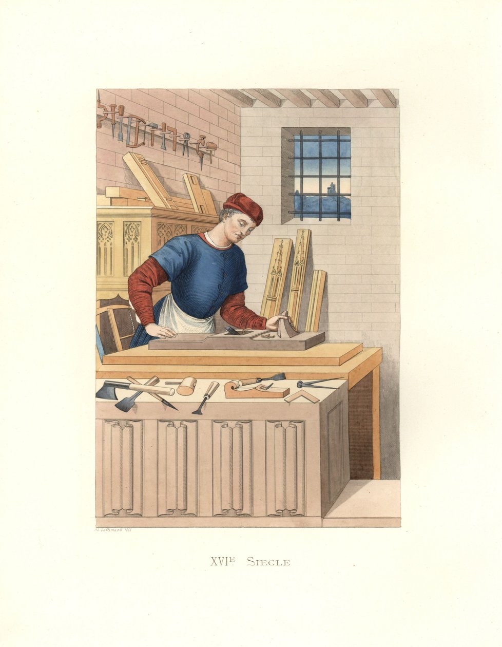 French Artisan by Edmond Lechevallier Chevignard