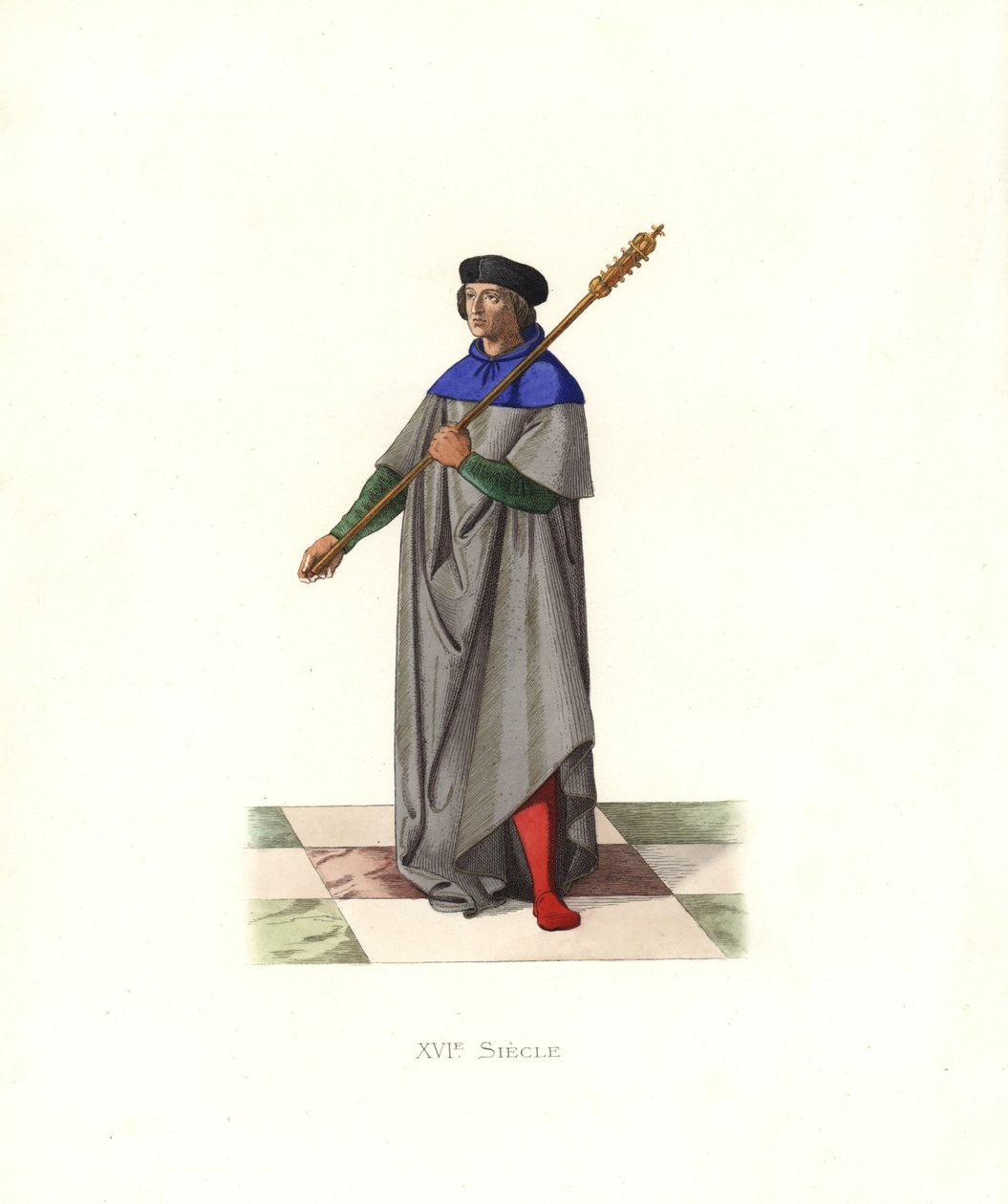 Mace-Bearer under King Louis XII by Edmond Lechevallier Chevignard
