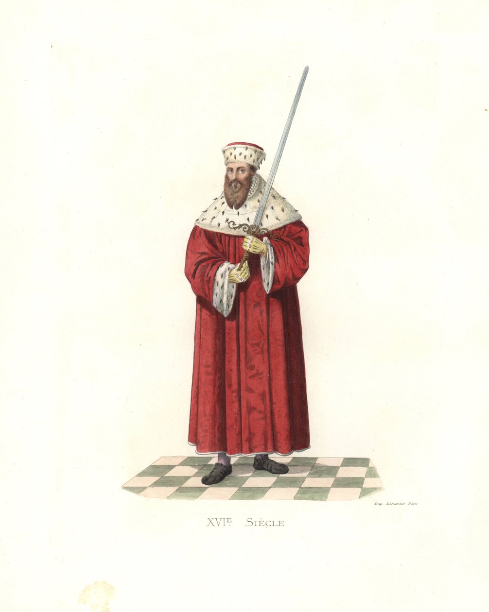 Maurice the Brave, Elector of Saxony (1521-1553) by Edmond Lechevallier Chevignard