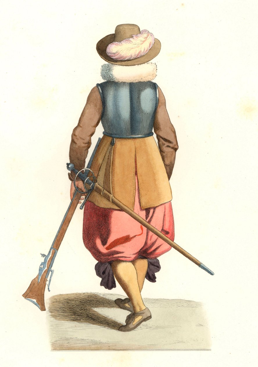 Musketeer of French Flanders by Edmond Lechevallier Chevignard