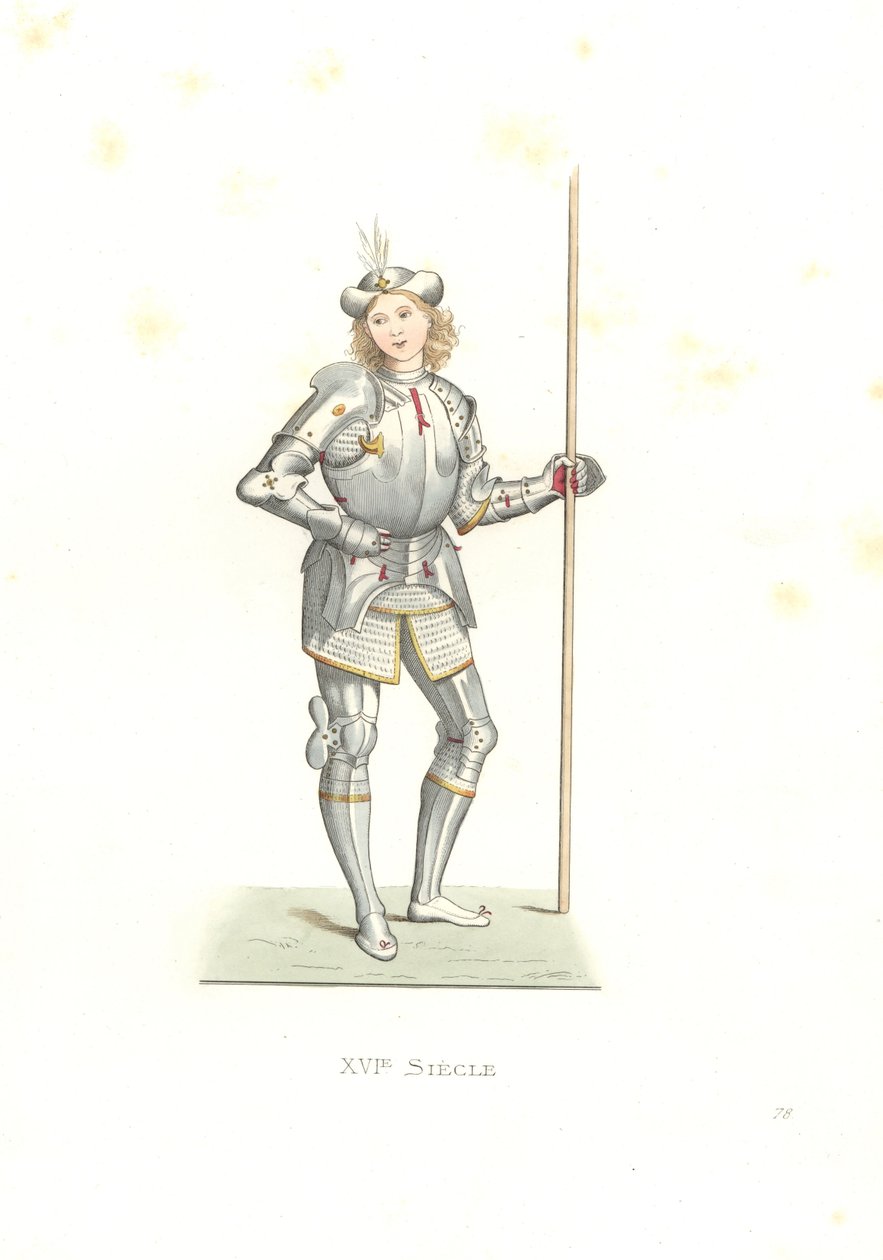 Italian Man of Arms by Edmond Lechevallier Chevignard
