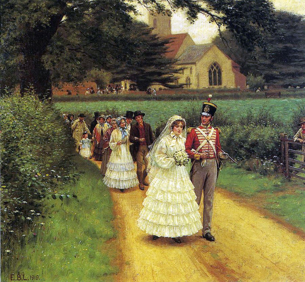 The Wedding March by Edmund Blair Leighton