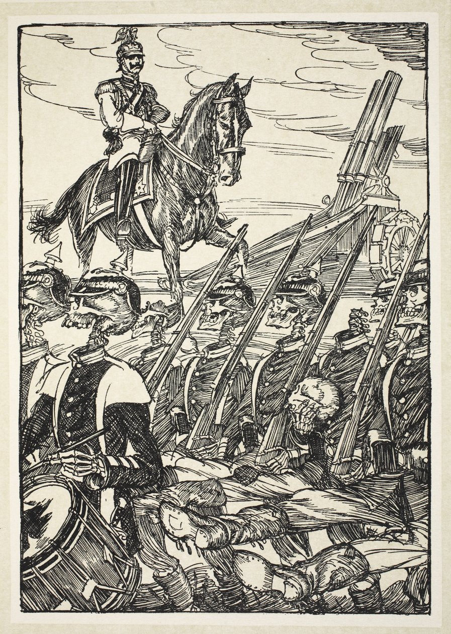 Ave Kaiser, Imperator Moriture, Mortui te Salutamus, illustration from The Kaiser