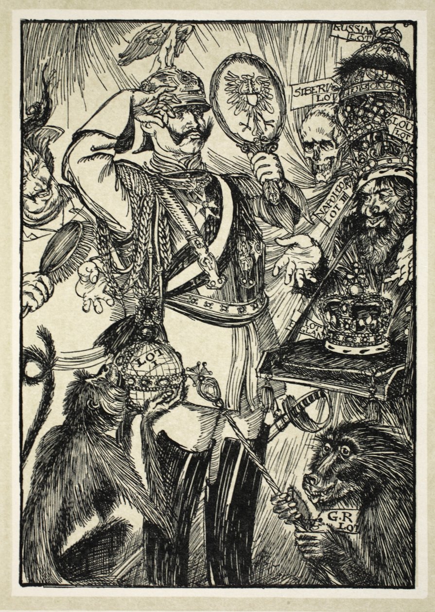 Pour les Beaux Yeux du Kaiser, illustration from The Kaiser