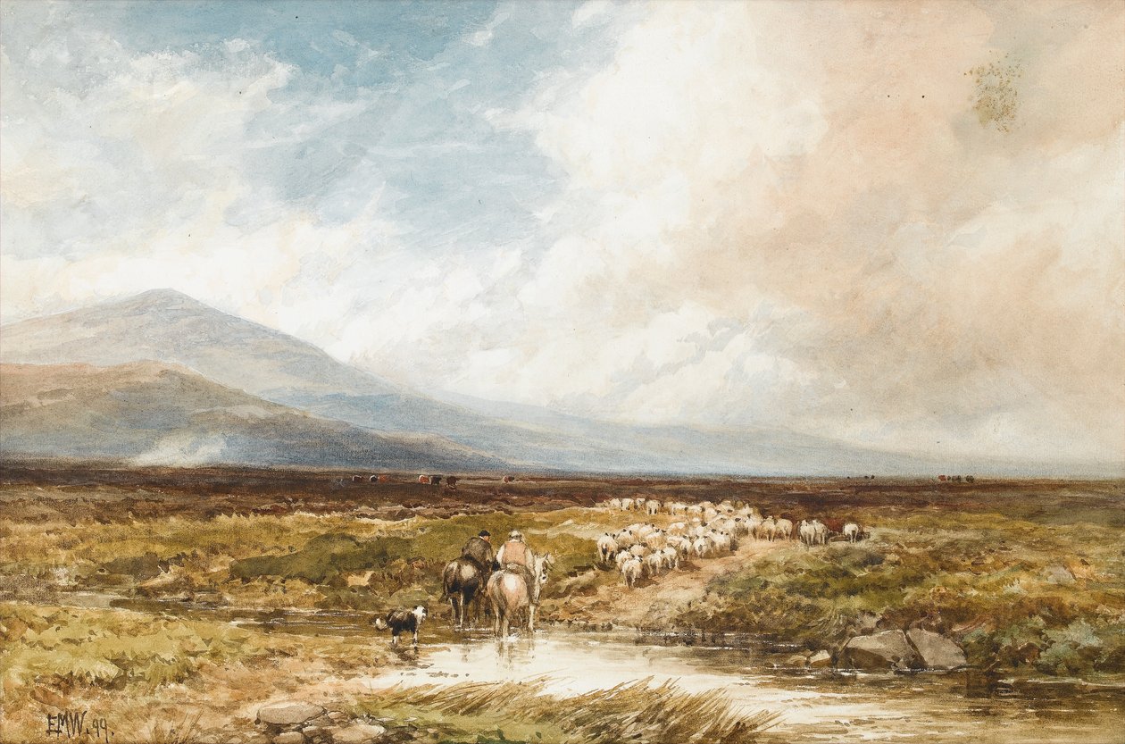 Tavy Cleave, Dartmoor, 1899 by Edmund Morison Wimperis