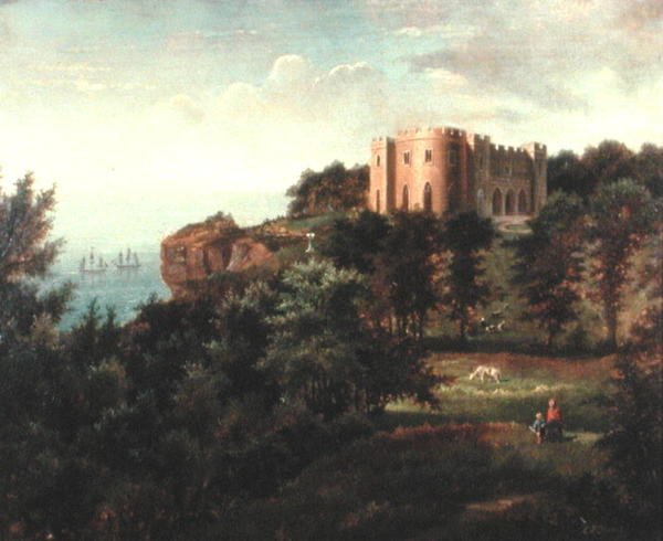Pennsylvania Castle, Isle of Portland, Dorset by Edmund Birckhead Bensell