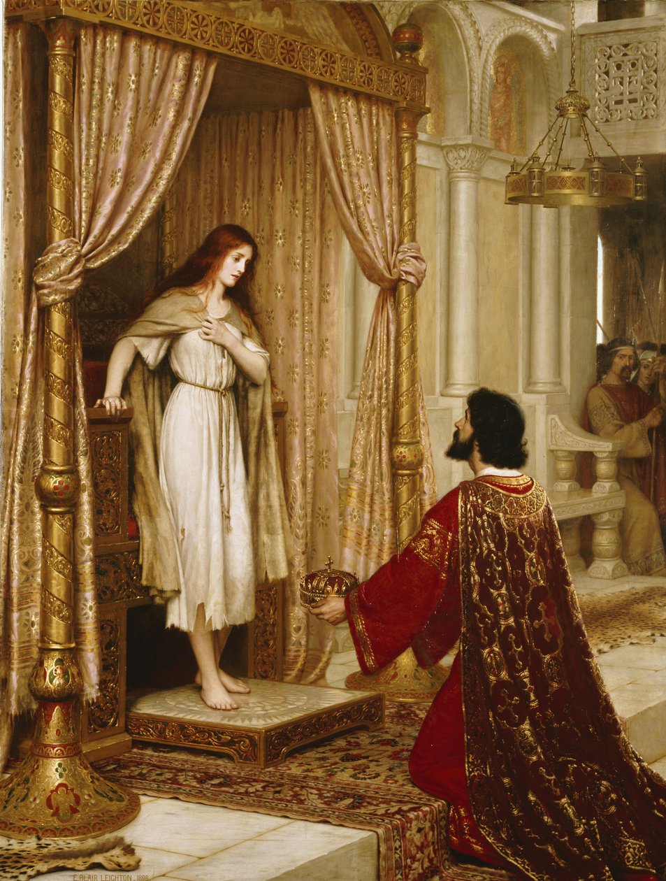 A King and a Beggar Maid by Edmund Blair Leighton