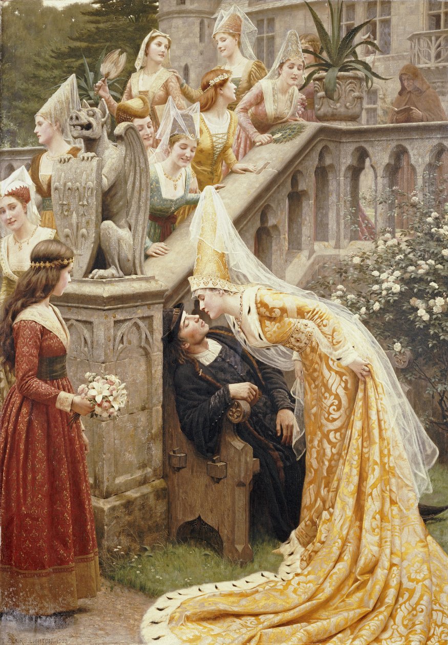Alain Chartier by Edmund Blair Leighton