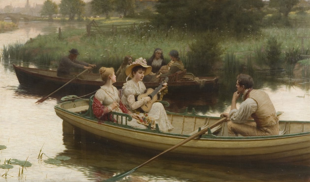 Sorrow and Song by Edmund Blair Leighton