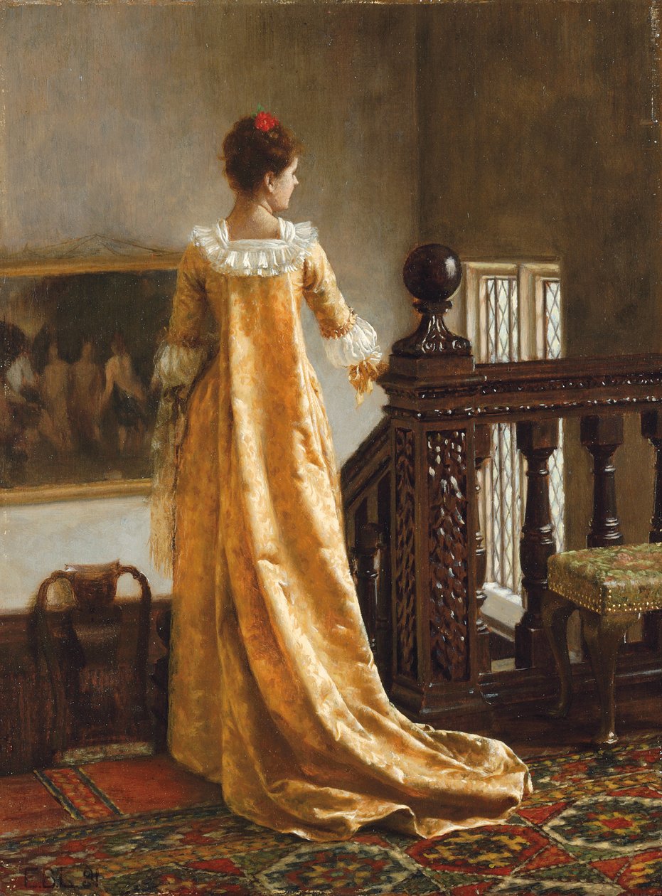The Golden Train, 1891 by Edmund Blair Leighton