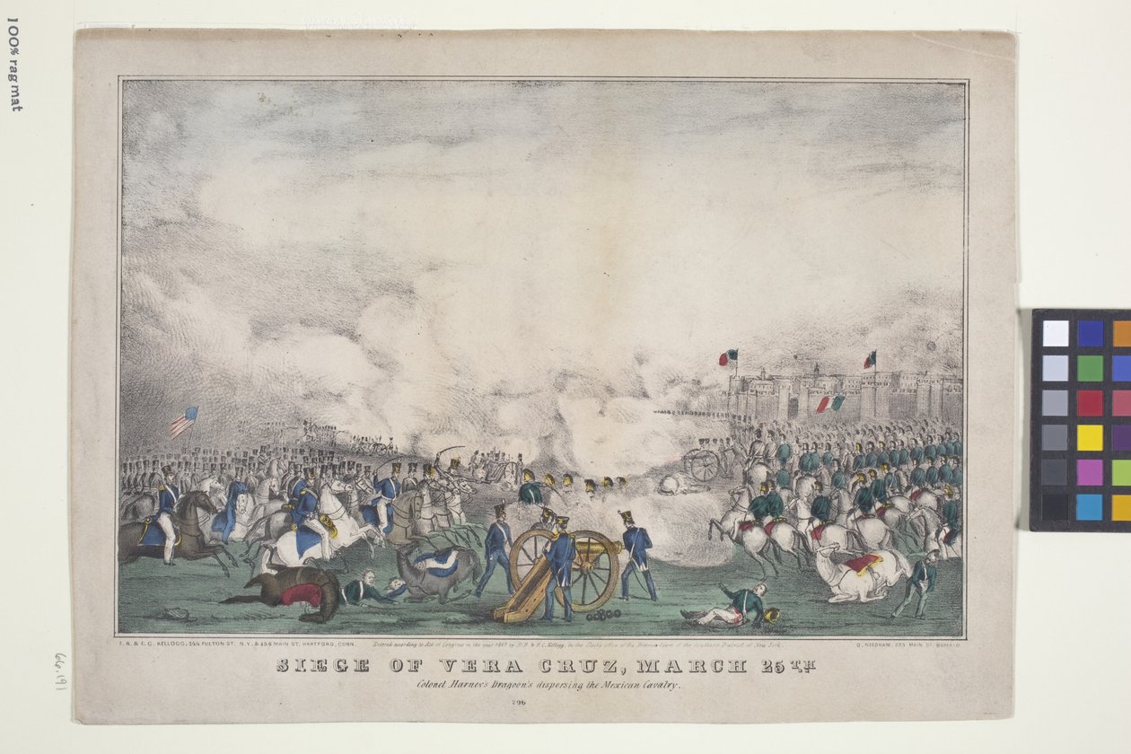 Siege Of Vera Cruz, March 25th by Edmund Burke Kellogg