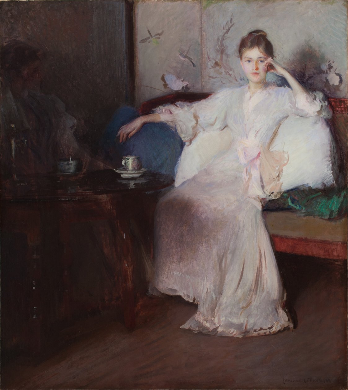 Arrangement in Pink and Gray (Afternoon Tea) by Edmund Charles Tarbell