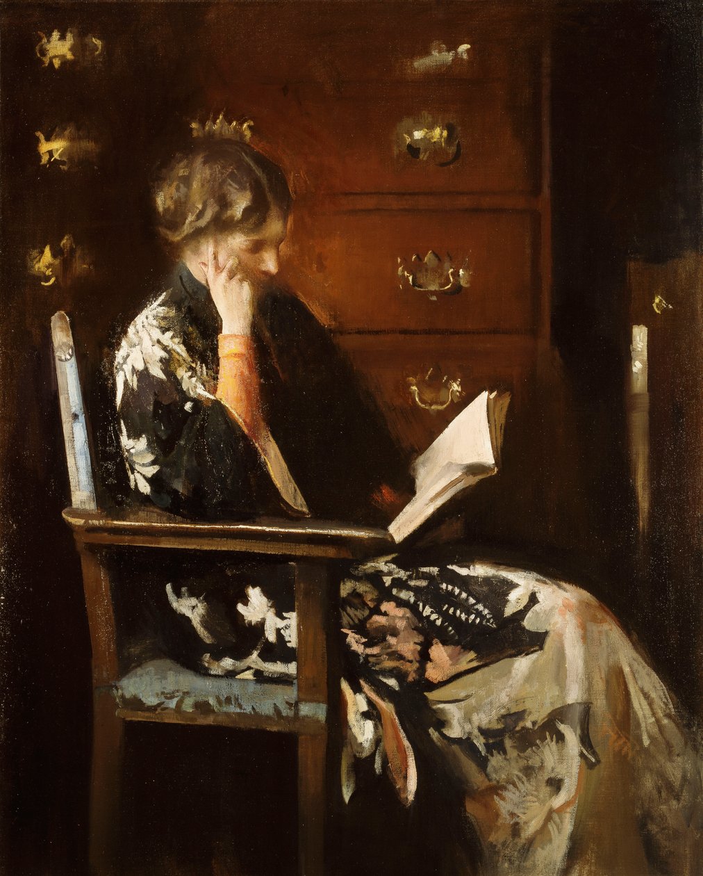 Mary Reading by Edmund Charles Tarbell