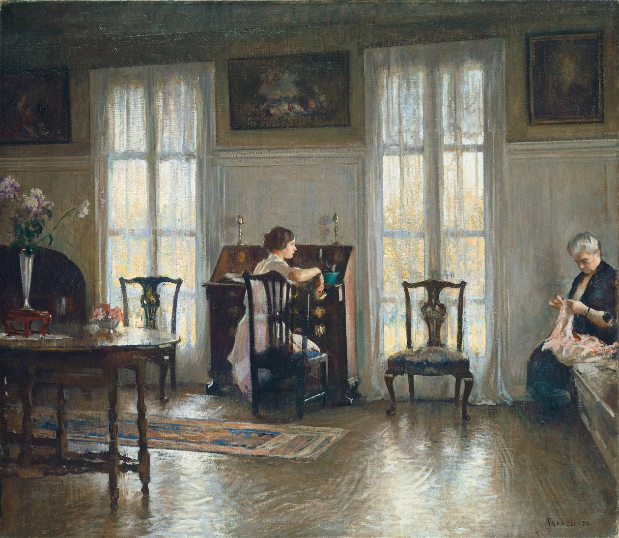 Mother and Mary, 1922 by Edmund Charles Tarbell