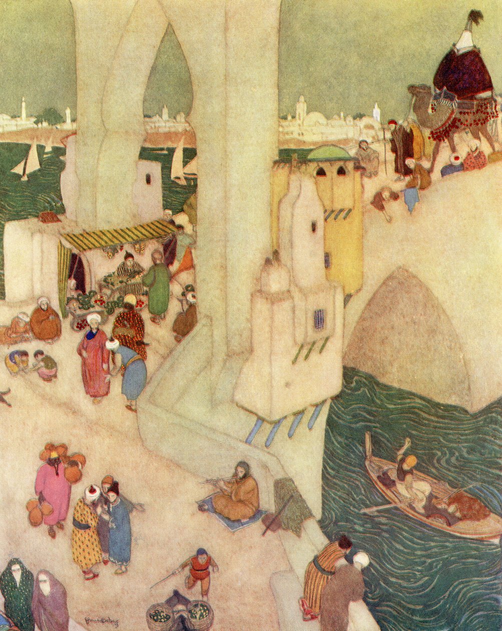In the City of Baghdad, Illustration from 