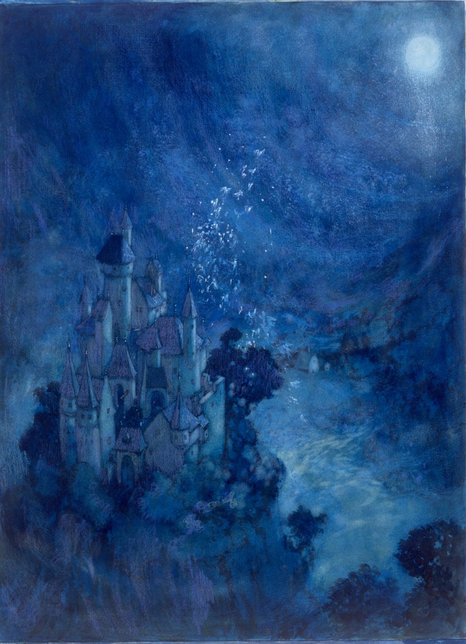 Nocturnal Spires by Edmund Dulac