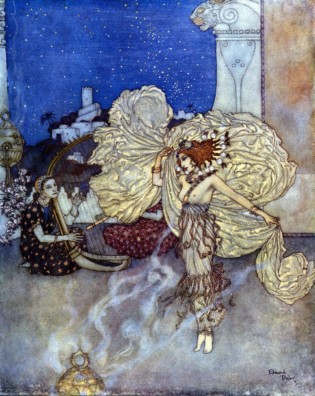 Princess Salome, Jewish Princess. Illustration by Edmund Dulac by Edmund Dulac