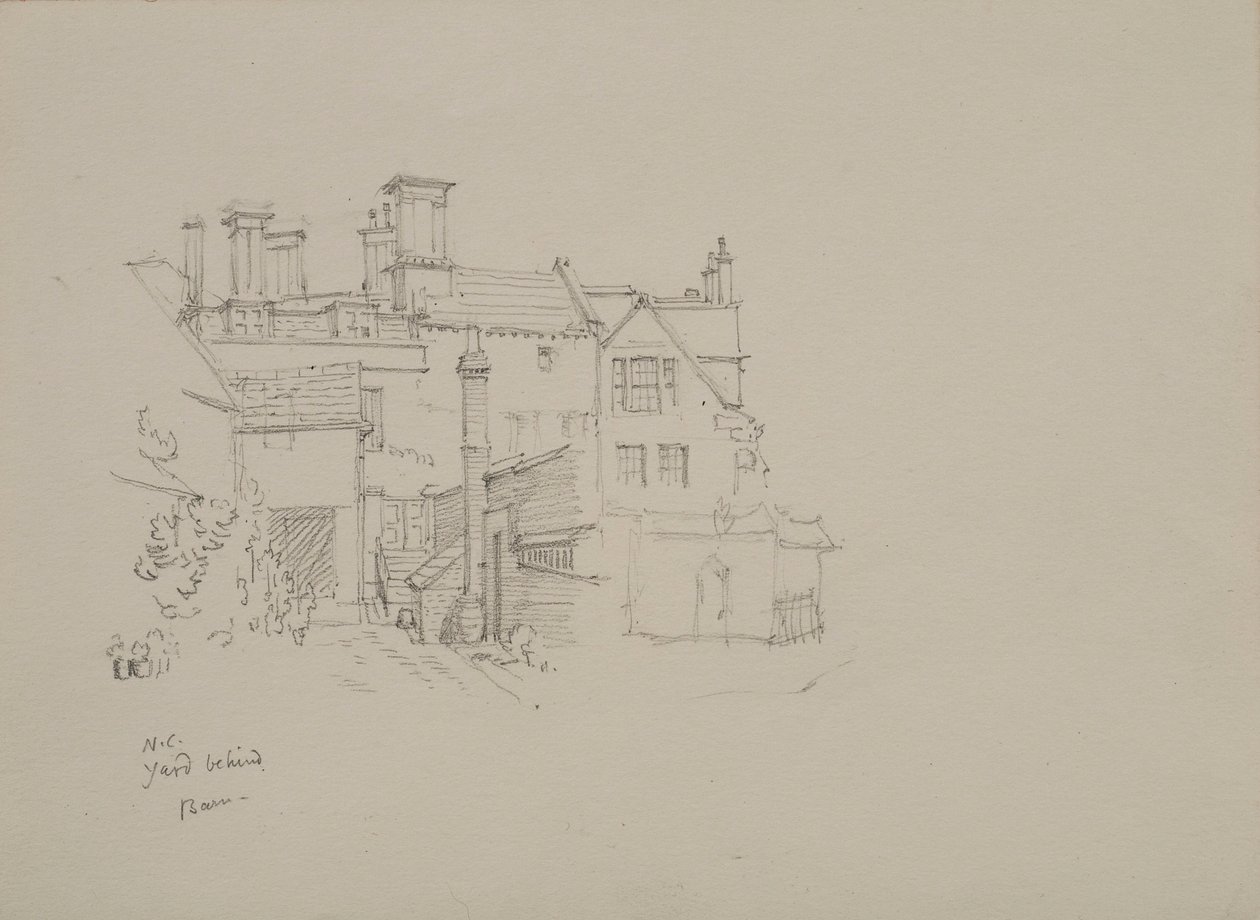 Sketch of the Yard Behind the Warden