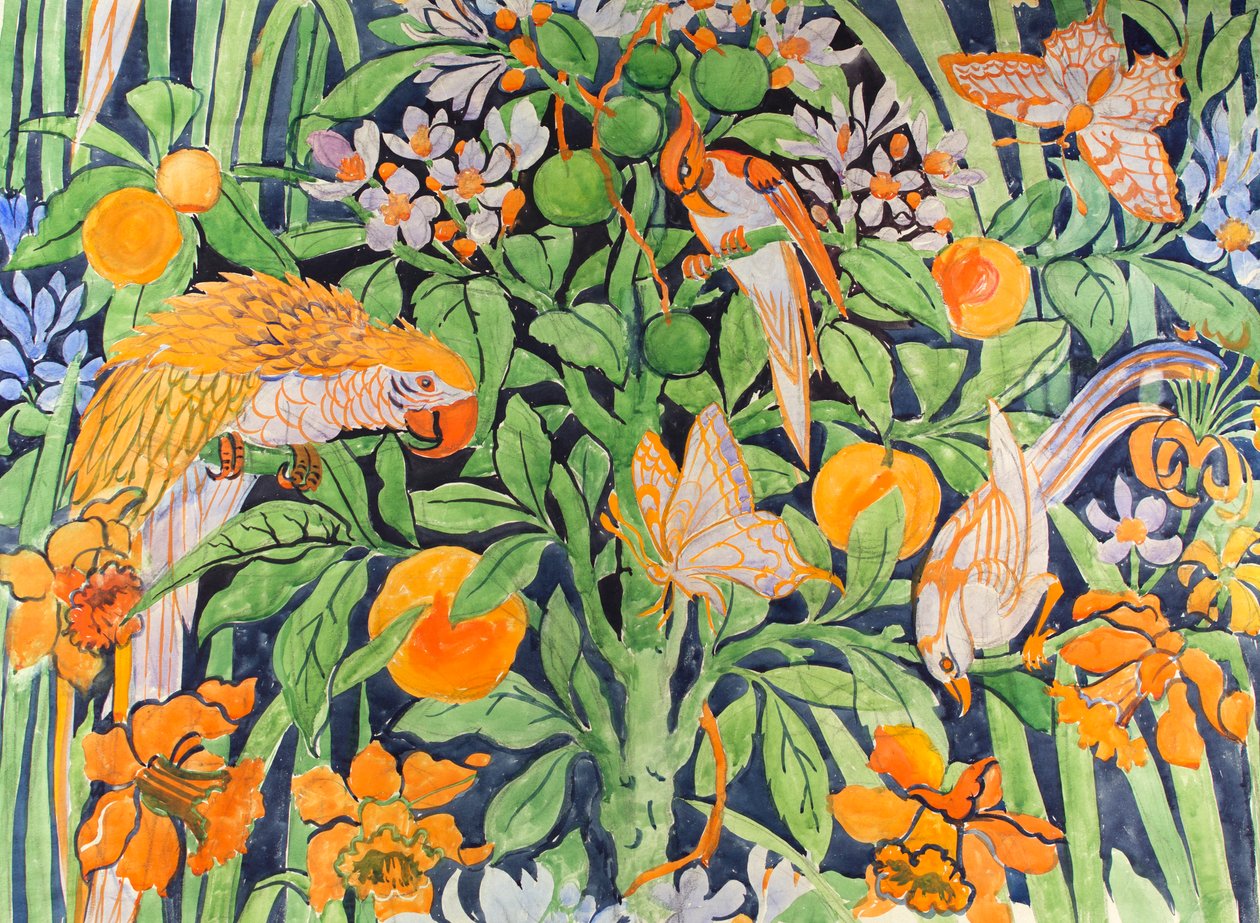 Jungle Chat c1930 by Edmund Hunter