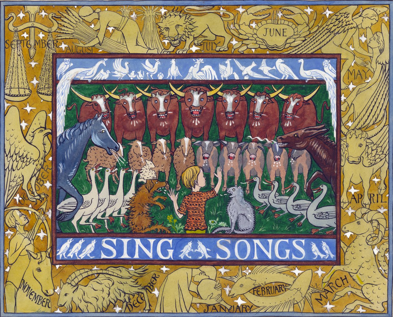 Sing Songs, c.1935 by Edmund Hunter