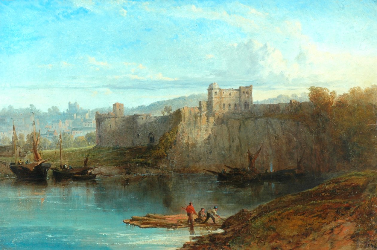 Chepstow Castle On The Wye, 1872 by Edmund John Niemann
