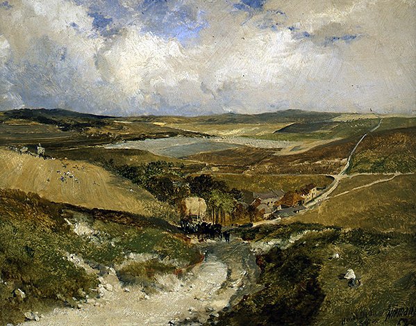 Hoving Dean, Sussex Downs by Edmund John Niemann
