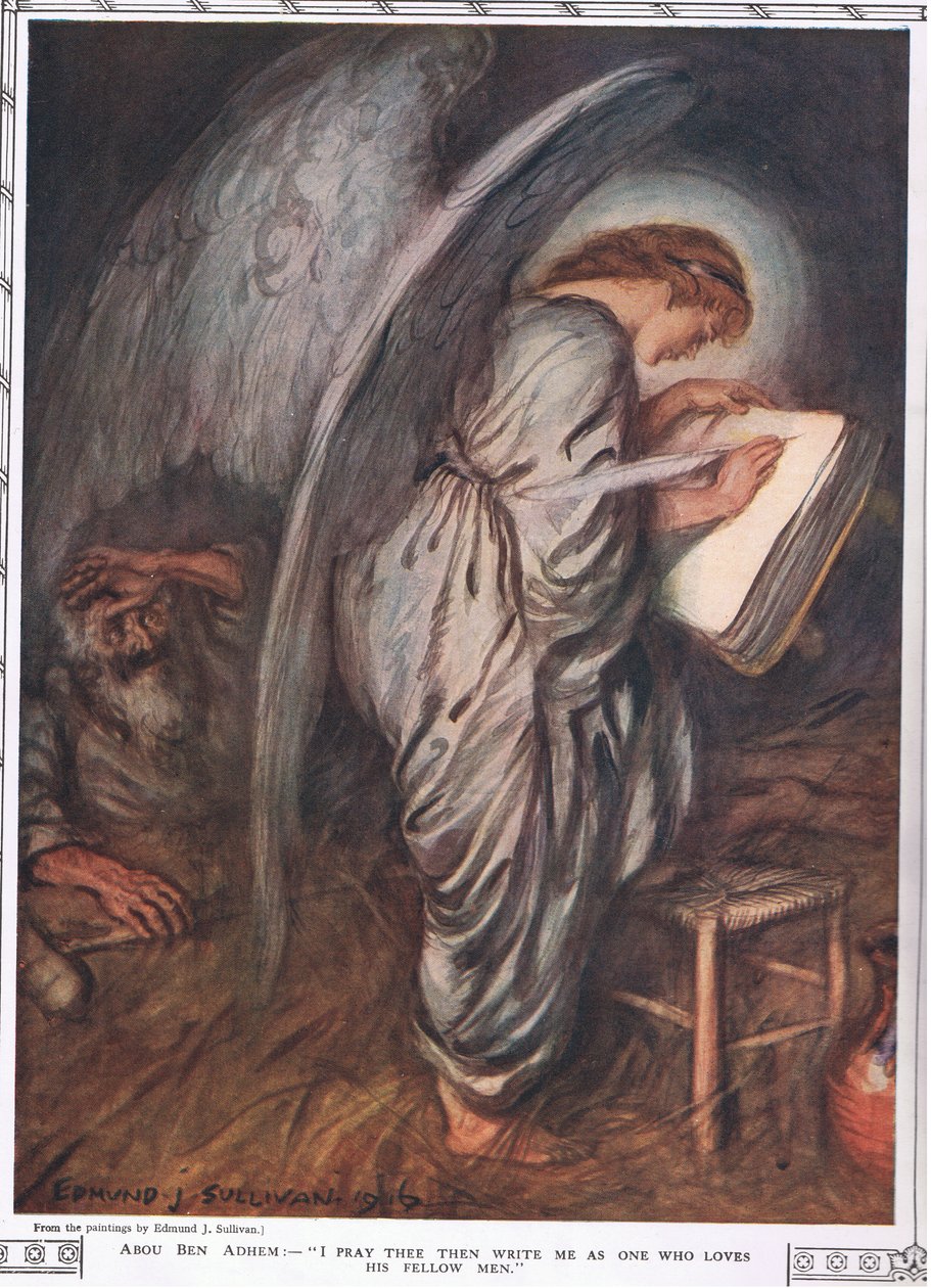 Abou Ben Adhem and the Angel by Edmund Joseph Sullivan