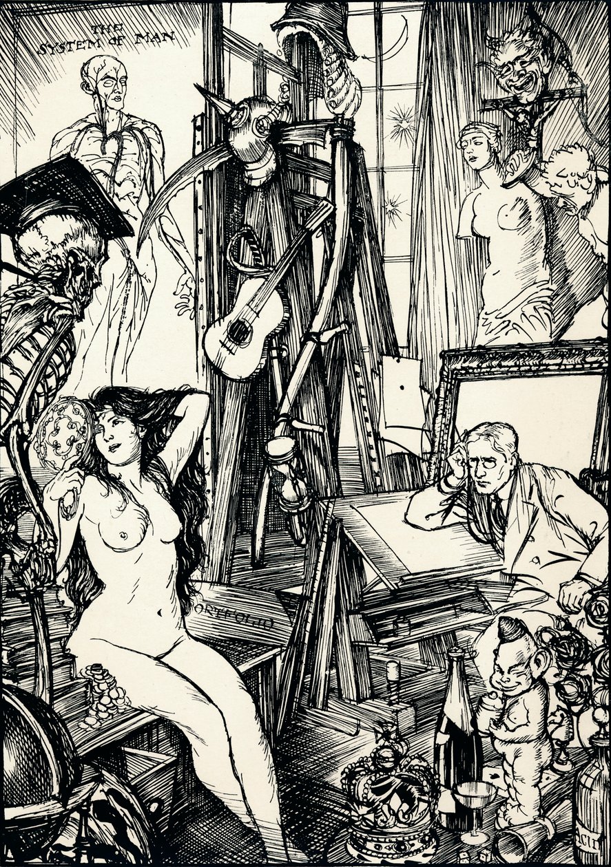 The Cartoonist - Stage VI, c1920 by Edmund Joseph Sullivan