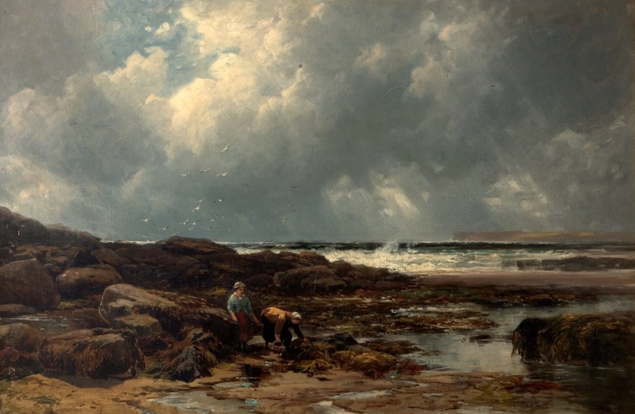 The Seaweed Gatherers by Edmund Morison Wimperis