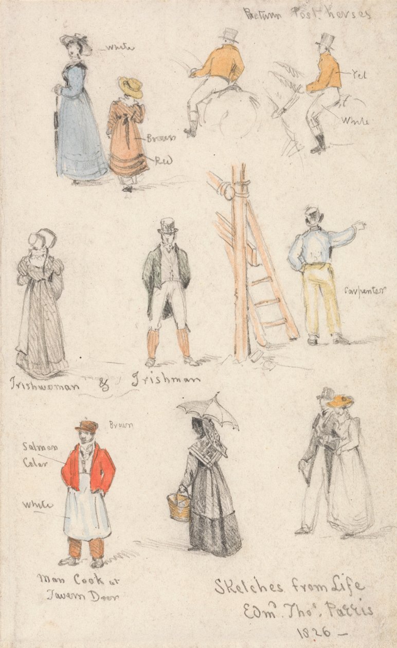 Sketches from Life by Edmund Thomas Parris