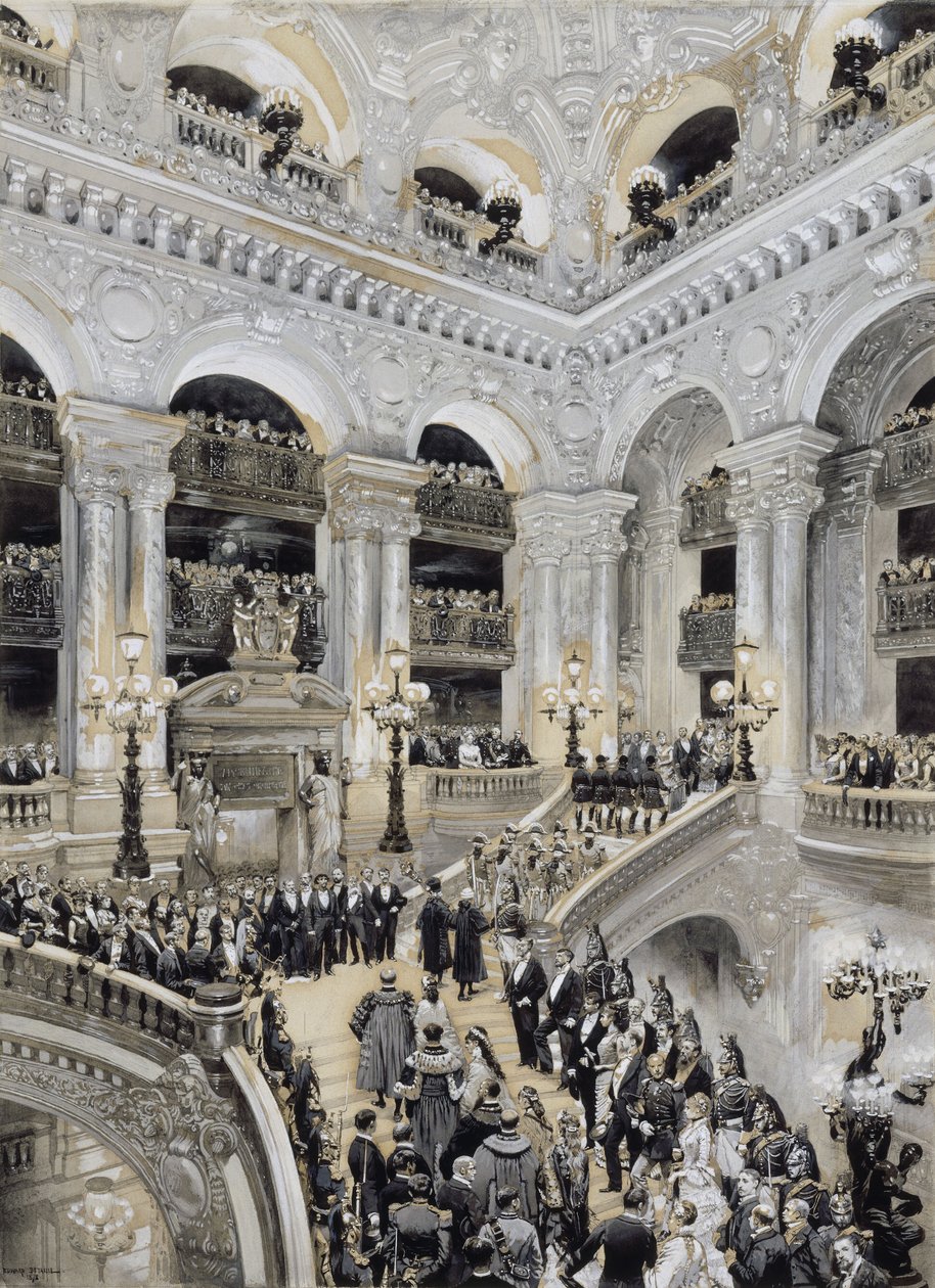 Inauguration of the Paris Opera, 5 January by Jean Baptiste Edouard Detaille