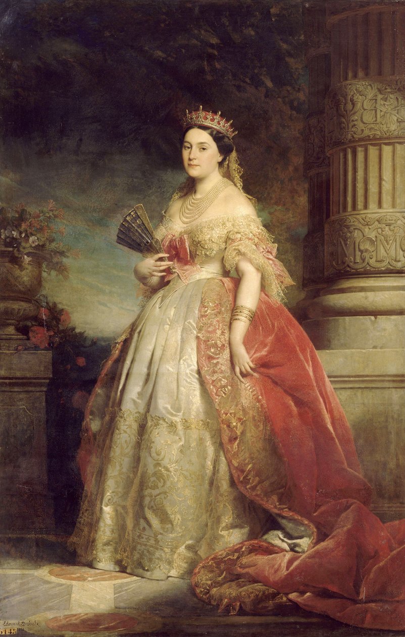 Portrait of Empress Eugenie by Edouard Louis Dubufe