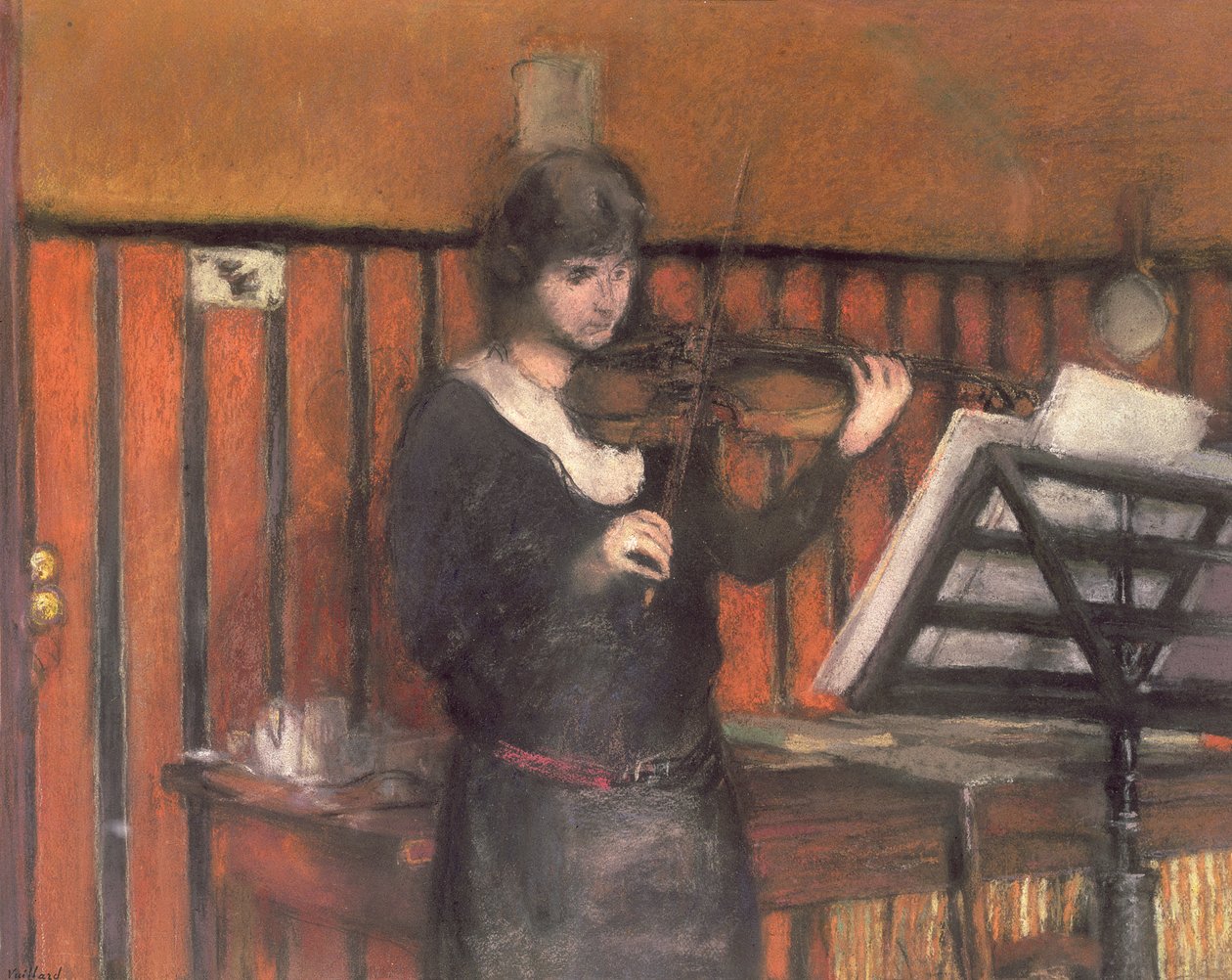 Madame Miriam Fried, the violinist by Edouard Vuillard