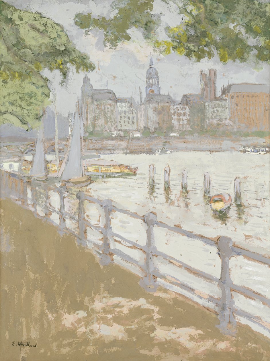 View of the Binnenalster by Edouard Vuillard