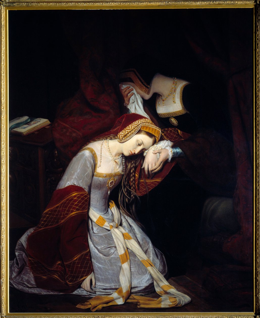 Anne Boleyn in the Tower of London by Edouard (1799 1877) Cibot
