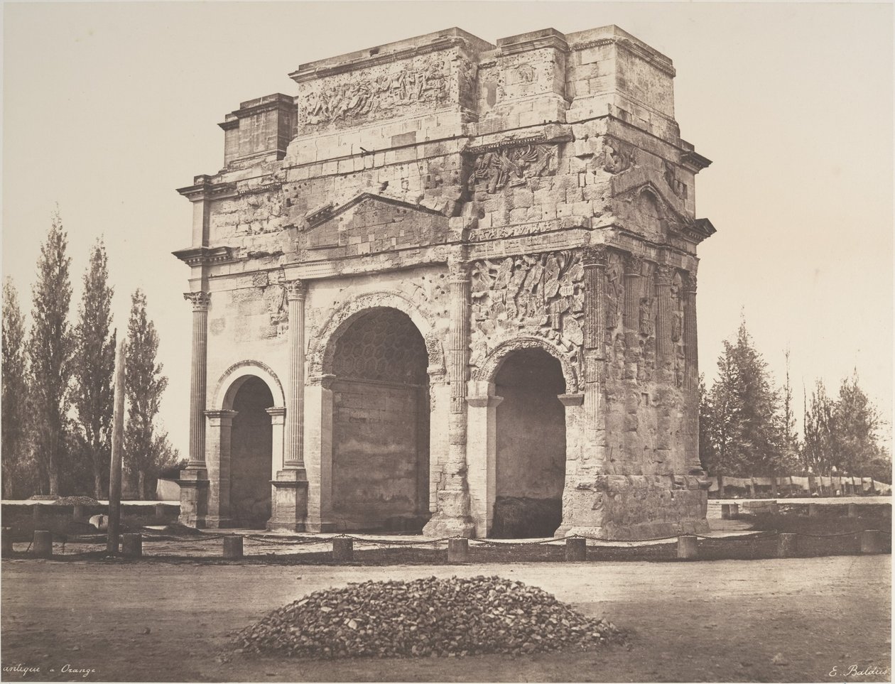 Ancient Arch in Orange by Édouard Baldus