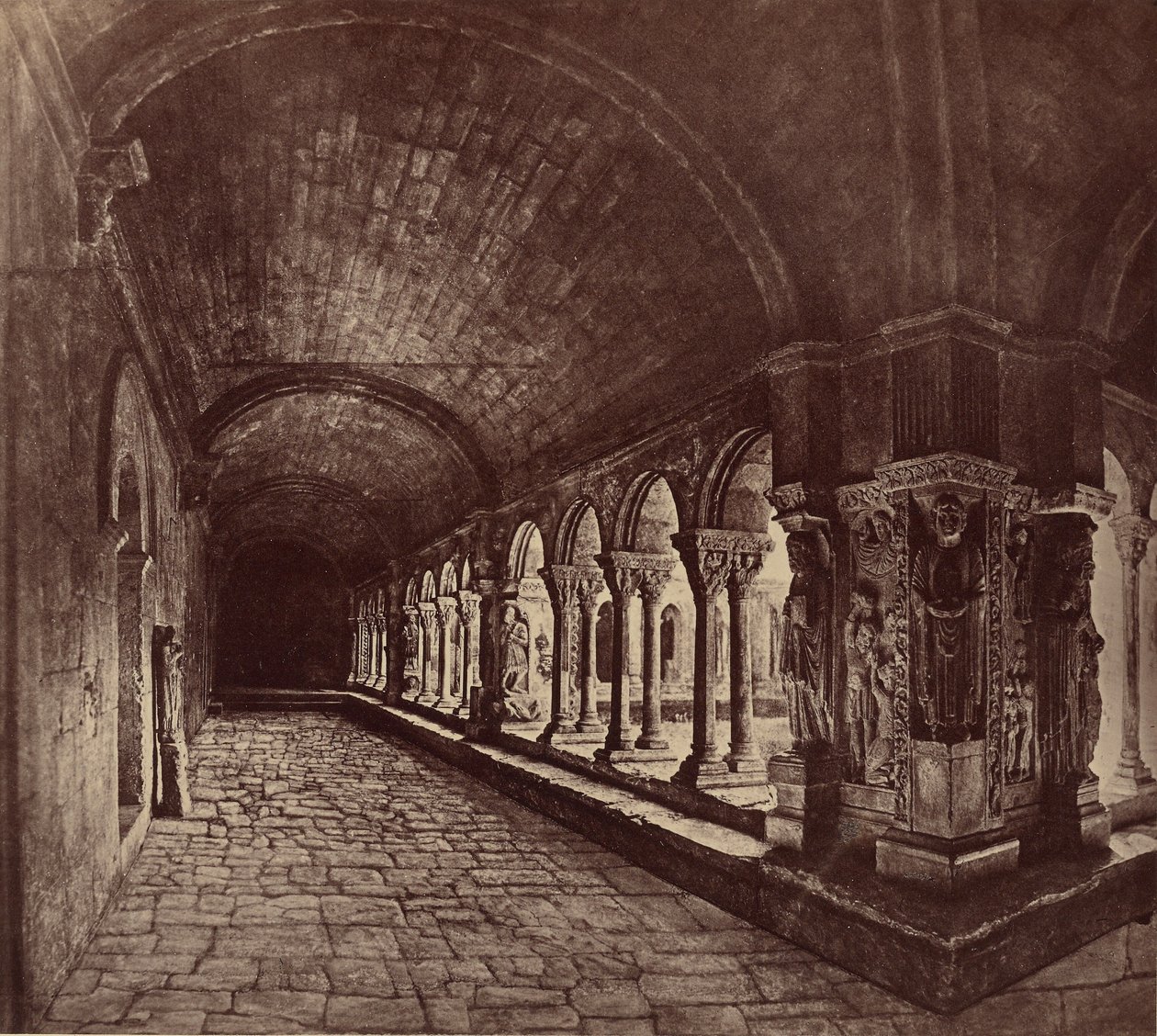 Arles. Cloister of St. Trophime. by Édouard Baldus