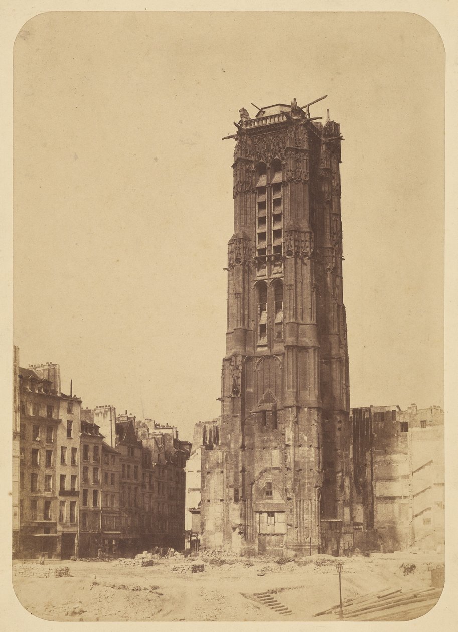 [Saint-Jacques Tower] by Édouard Baldus