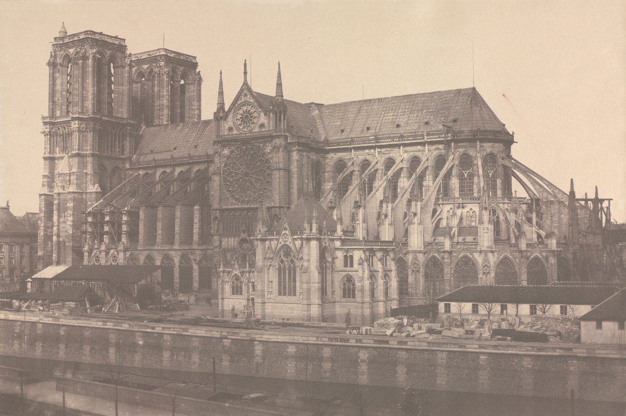 Notre-Dame, Paris by Édouard Baldus